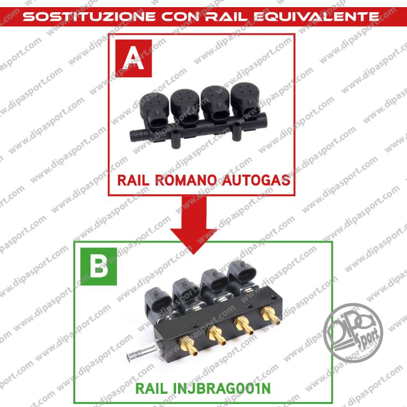 INJBRAG001N Rail Gas Equivalenti Romano Autogas