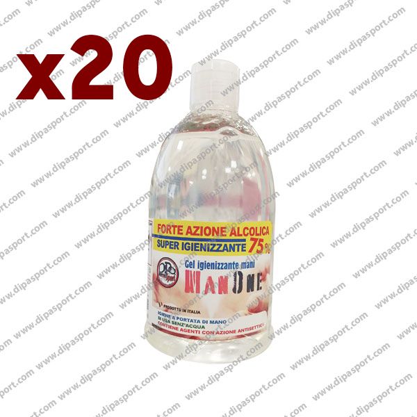 SAN500M01N Box 20 Pezzi Gel Mani Igenizzante 500Ml