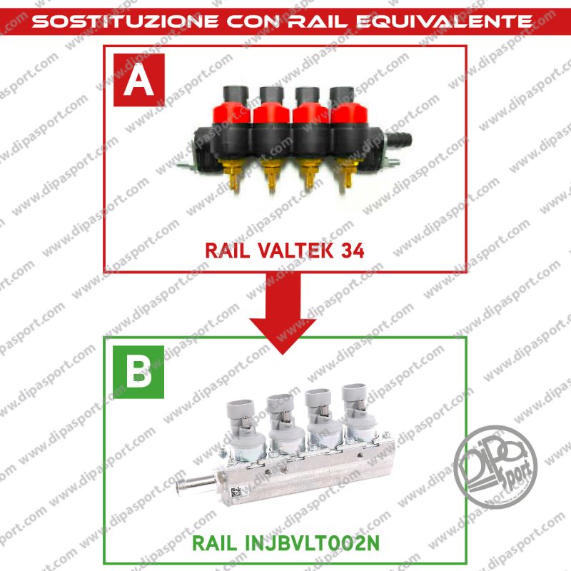 INJBVLT002N Rail Iniettori Gas Equivalenti Valtek 34