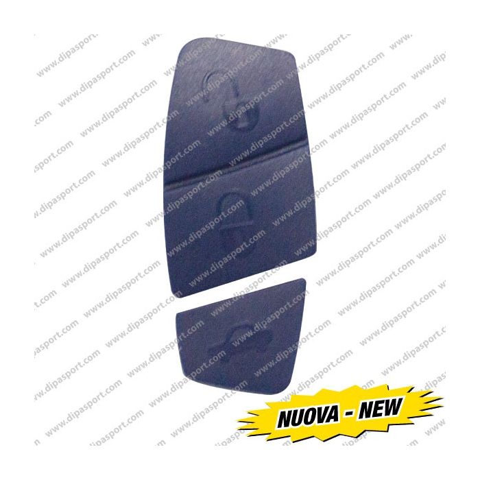 CHV022BN Gommino Chiave Gruppo Fiat Tre Tasti Blu