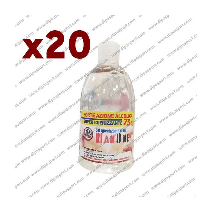 SAN500M01N Box 20 Pezzi Gel Mani Igenizzante 500Ml